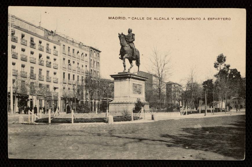 Calle de Alcalá y Monumento a Espartero