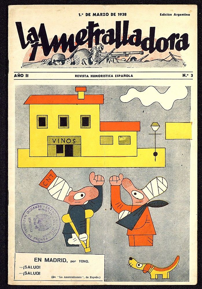 La Ametralladora (Buenos Aires). Número 3. Marzo de 1938