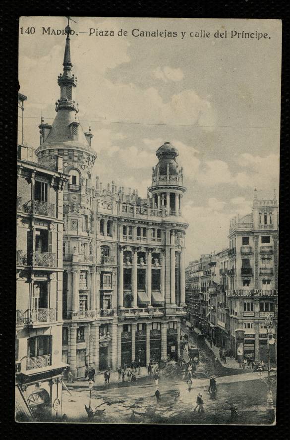 Plaza de Canalejas y calle del Prncipe