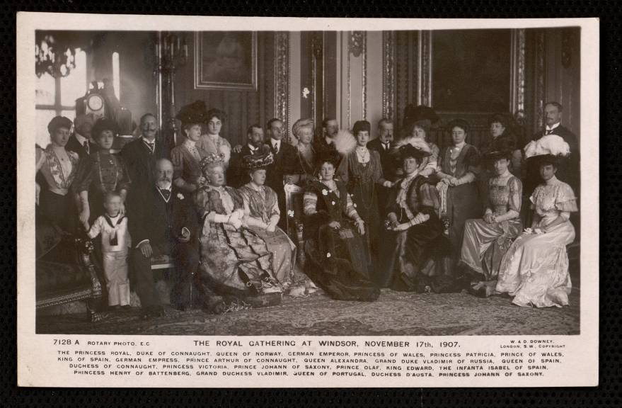 The Royal gathering at Winsord, November 17th, 1907