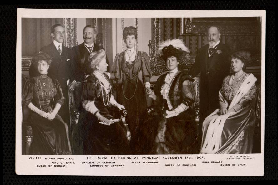 The Royal gathering at Winsord, November 17th, 1907