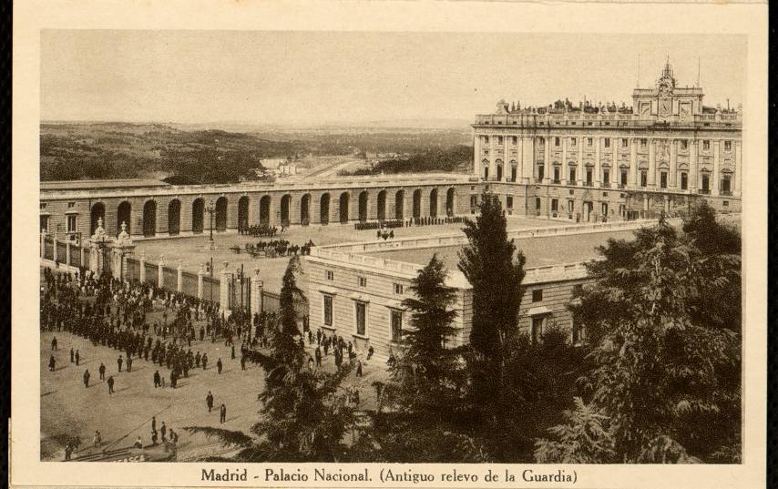 Palacio Nacional. Antiguo relevo de la guardia
