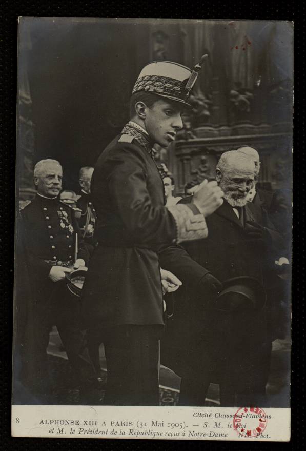 Alfonso XIII en Pars