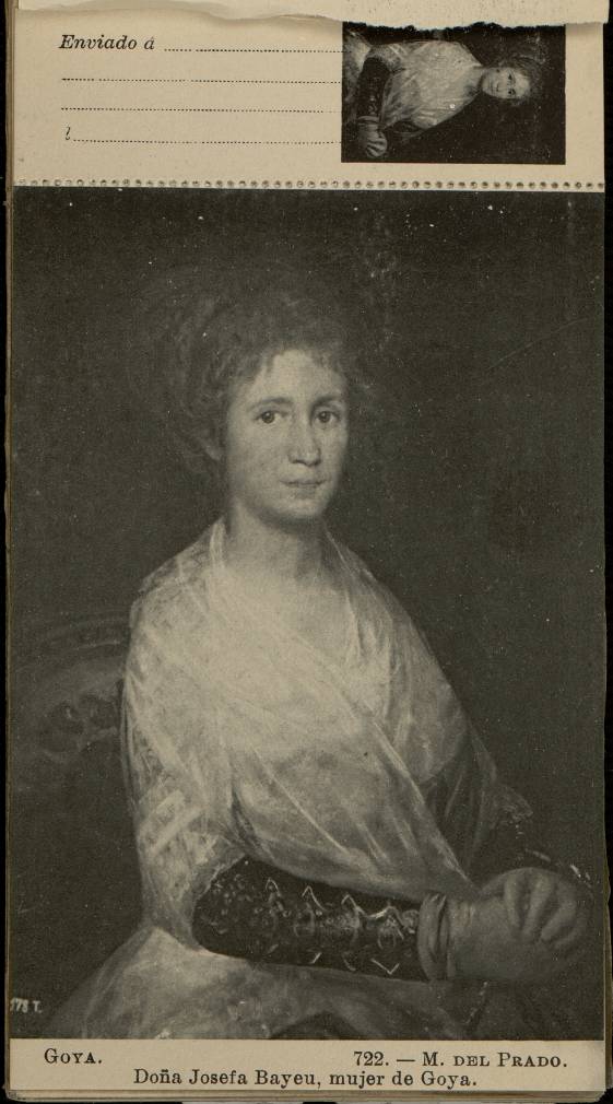 Goya. Doa Josefa Bayeu, mujer de Goya