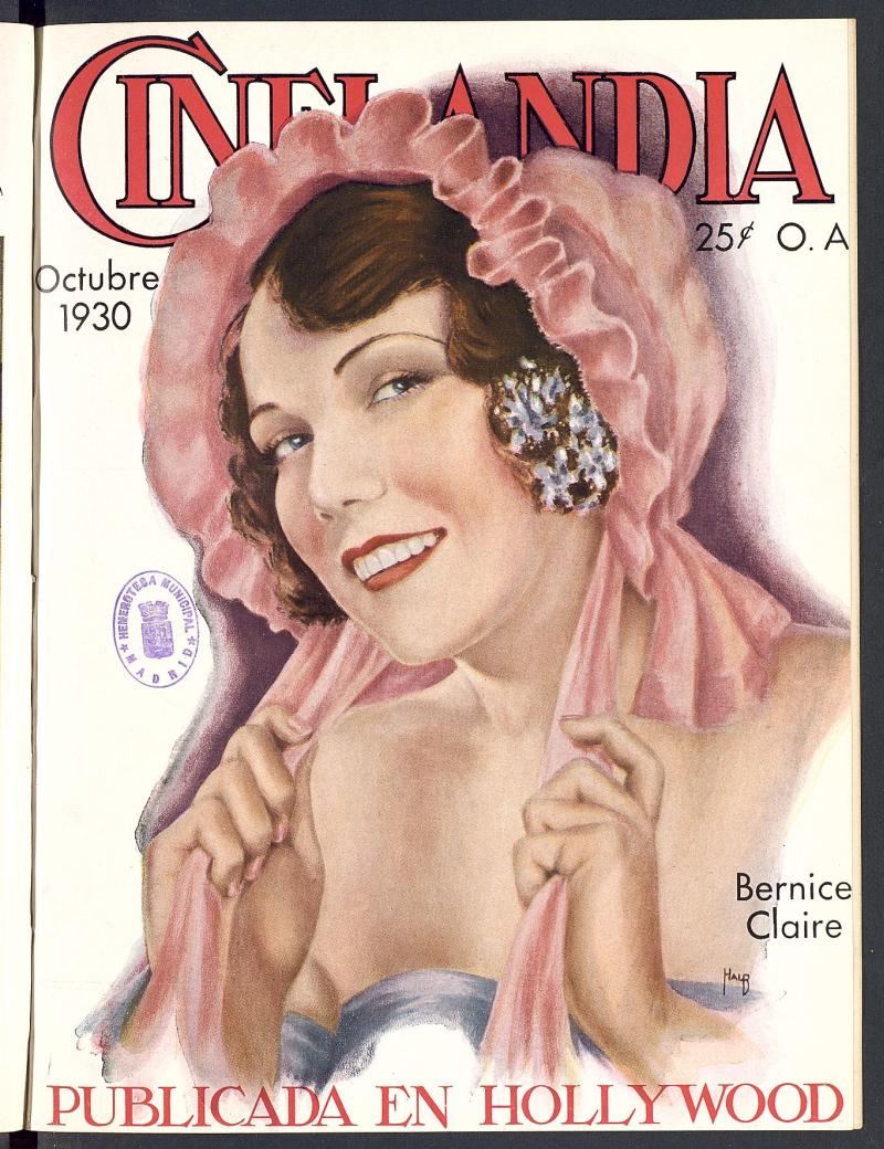 Cinelandia y Films : La Mejor Revista Cinematográfica. Octubre 1930