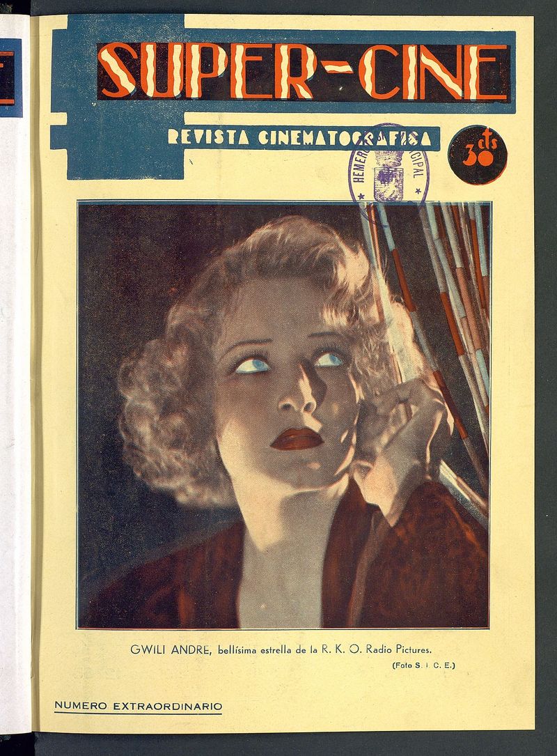 Súper-Cine : Revista Cinematográfica. 1 de febrero de 1933. Número 5