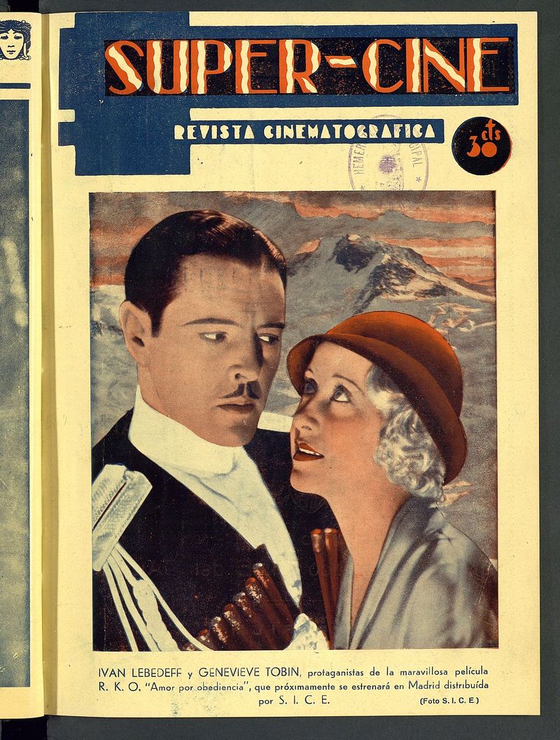 Sper-Cine : Revista Cinematogrfica. 15 de marzo de 1933. Nmero 8