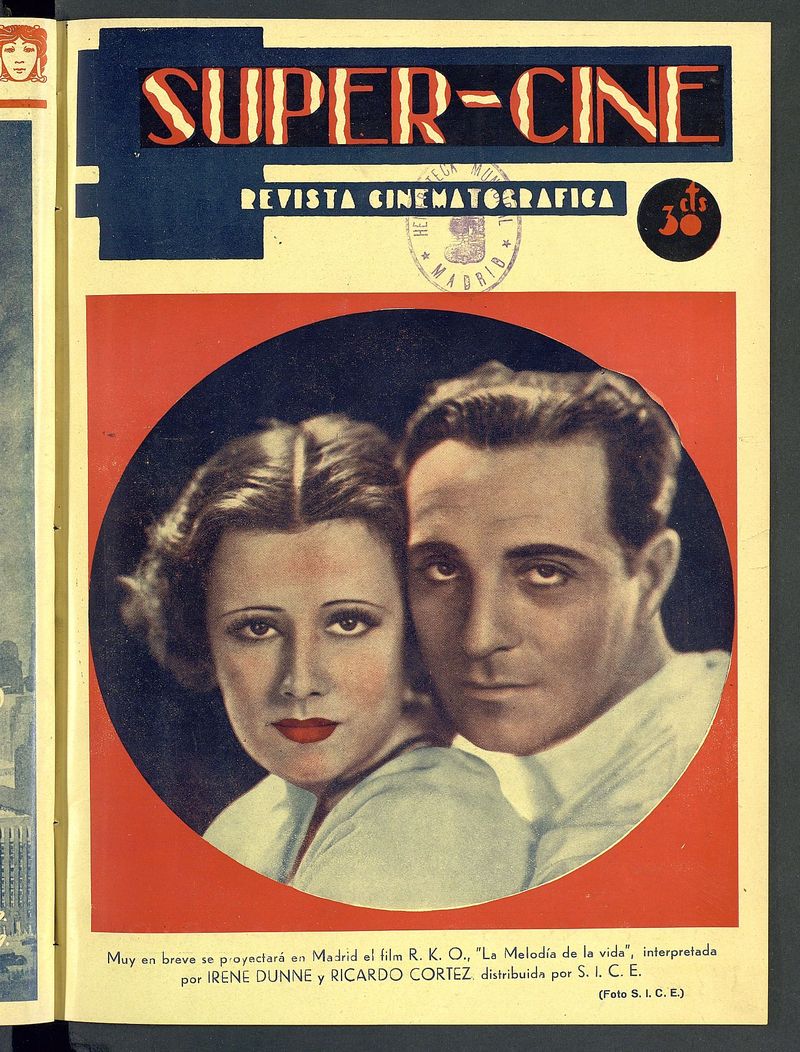 Súper-Cine : Revista Cinematográfica. 1 de abril de 1933. Número 9