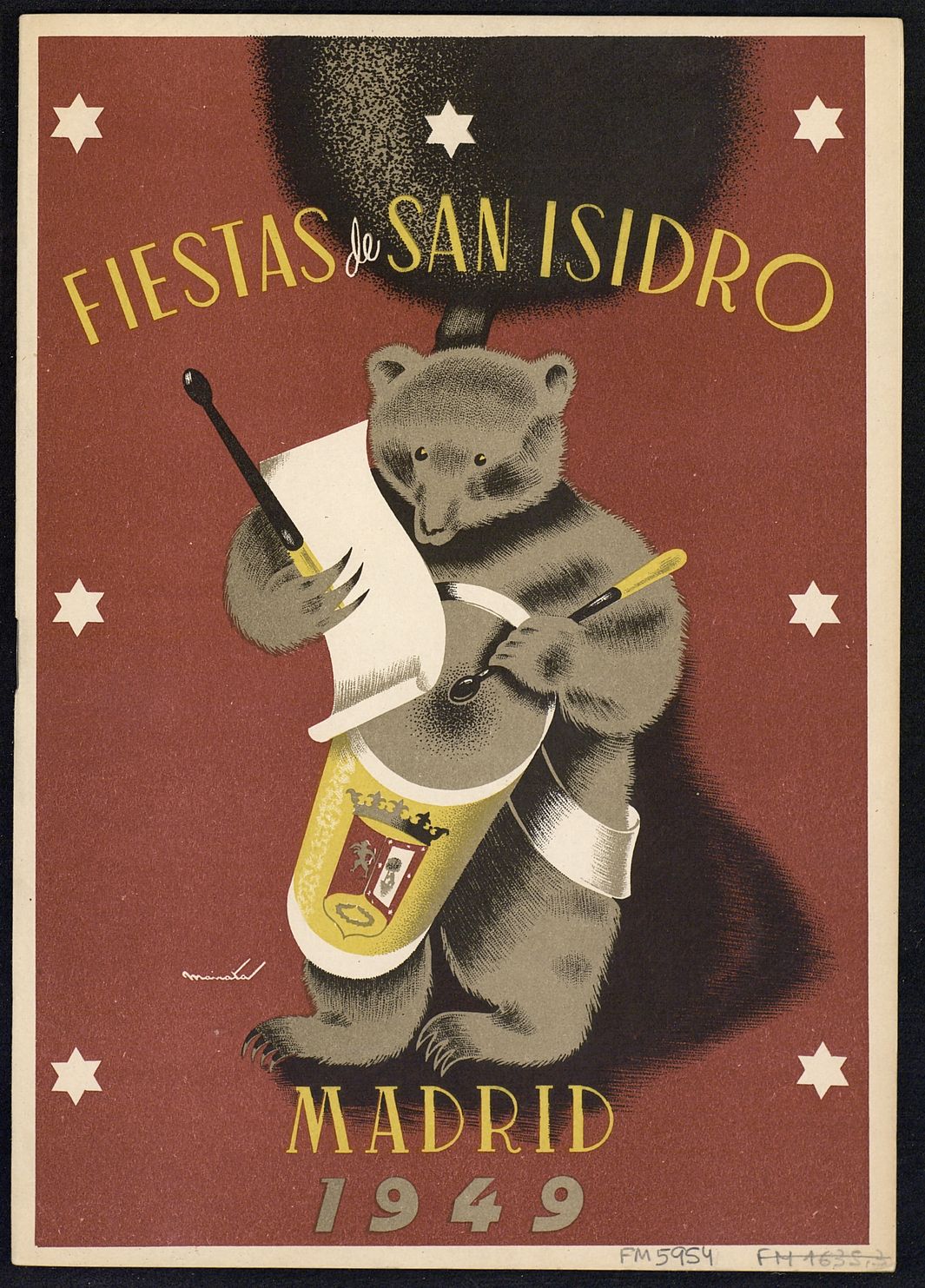 Programa oficial de los Festejos organizados en honor de San Isidro Labrador Patrono de Madrid: Mayo 1949