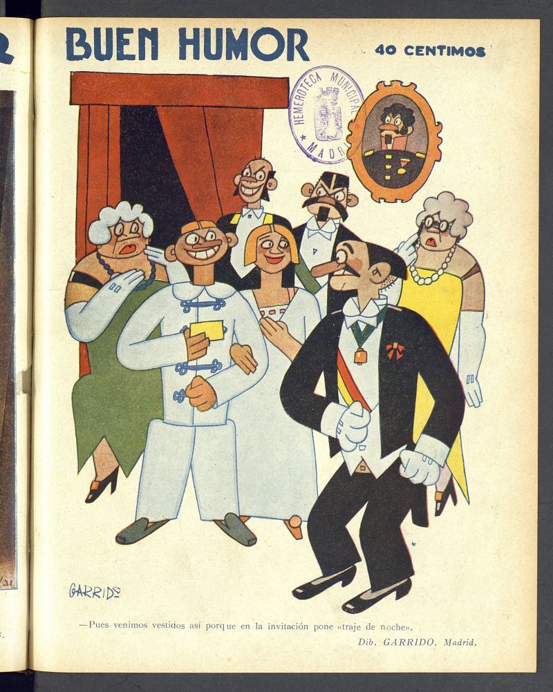 Buen Humor: semanario satírico del 29 de noviembre de 1931