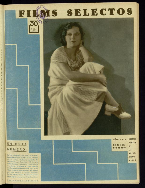 Films Selectos. 25 de octubre de 1930, nº 4