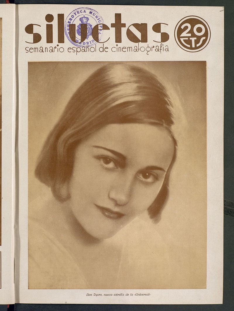 Siluetas: semanario español de cinematografía del 18 de enero de 1930. Número 3