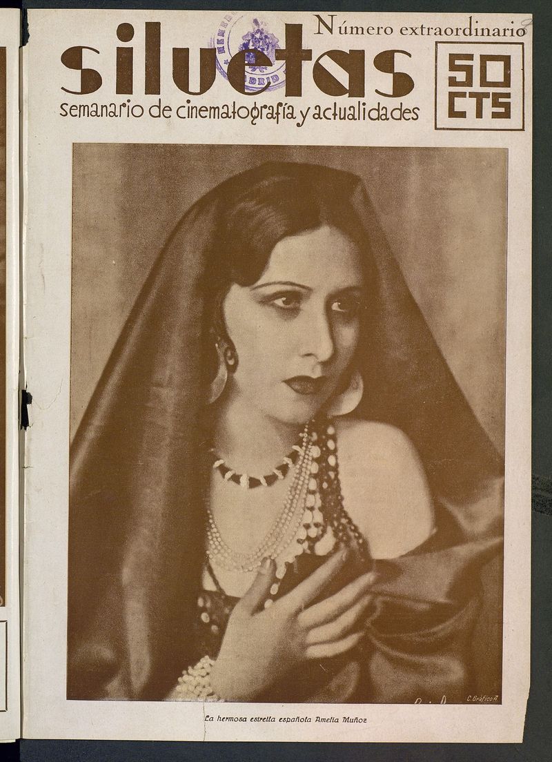 Siluetas: semanario español de cinematografía del 22 de febrero de 1930. Número 8