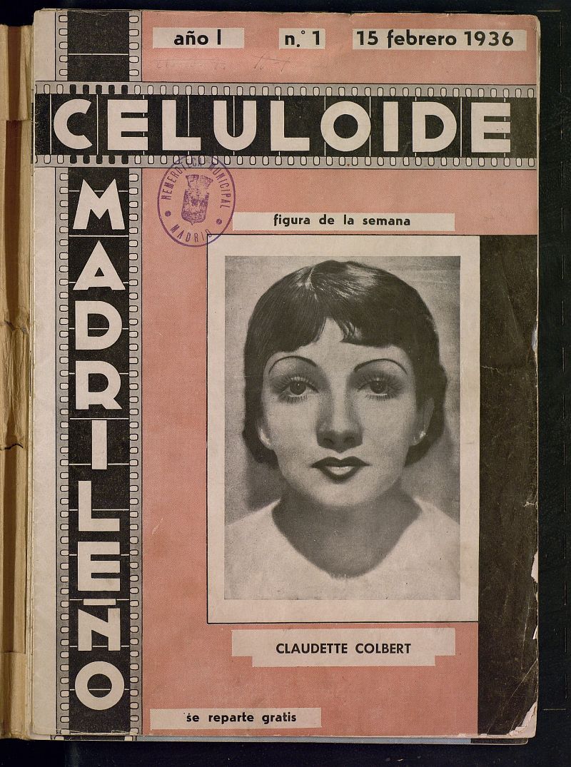 Celuloide Madrileño del 15 de febrero de 1936, nº 1