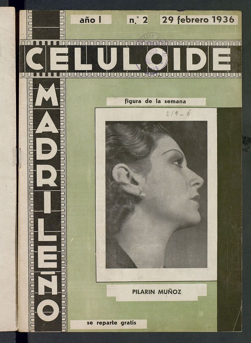 Celuloide Madrileño del 29 de febrero de 1936, nº 2