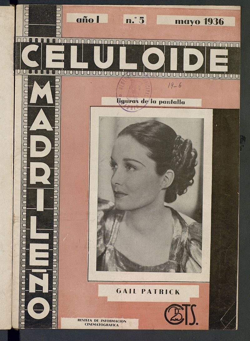 Celuloide Madrileño del mes de Mayo de 1936, nº 5