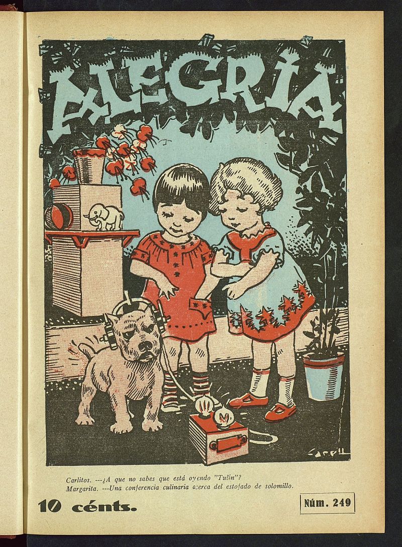 Alegra: la revista de los nios del 19 de octubre de 1929, n 249