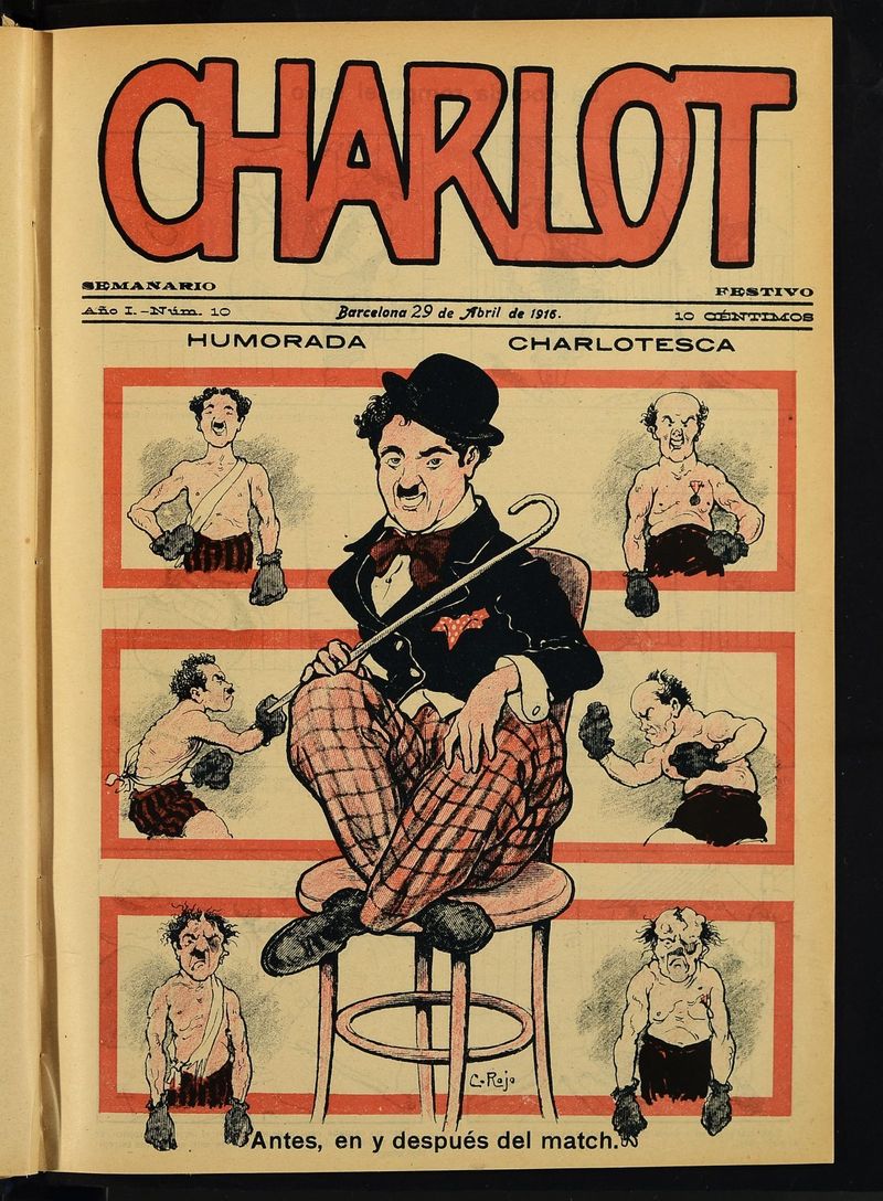 Charlot: semanario festivo del 29 de abril de 1916, nº 10