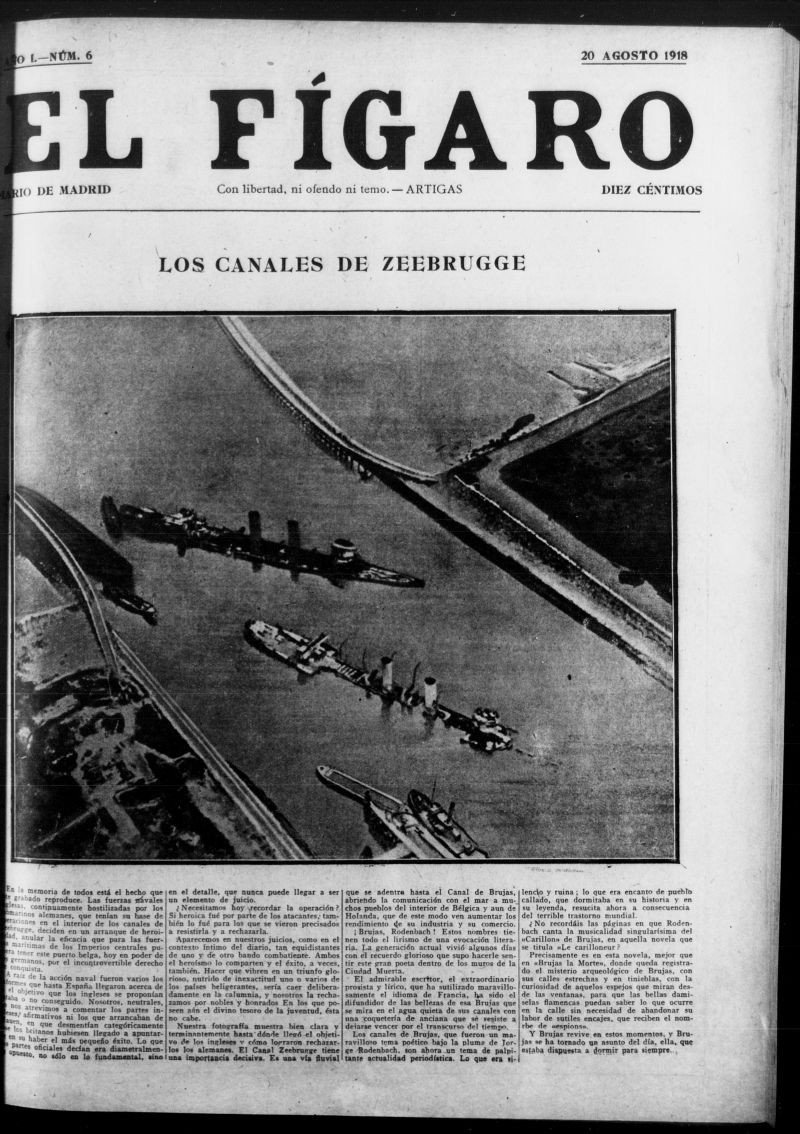 El Fígaro: diario de Madrid del 20 de agosto de 1918, nº 6