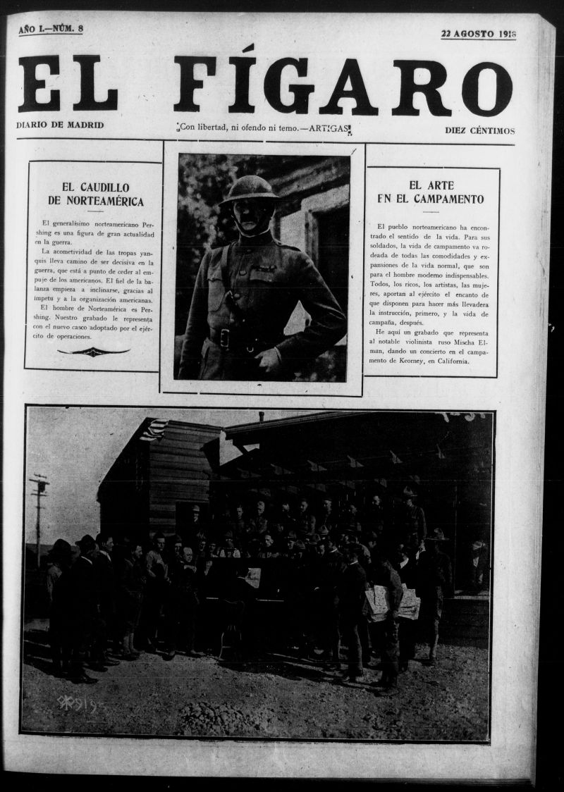 El Fígaro: diario de Madrid del 22 de agosto de 1918, nº 8