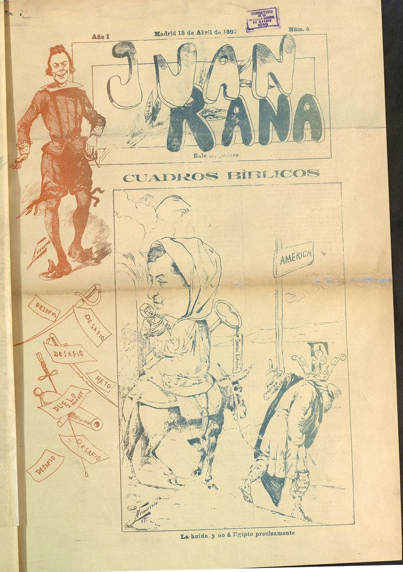Juan Rana: revista de literatura y espectculos del 15 de abril de 1897