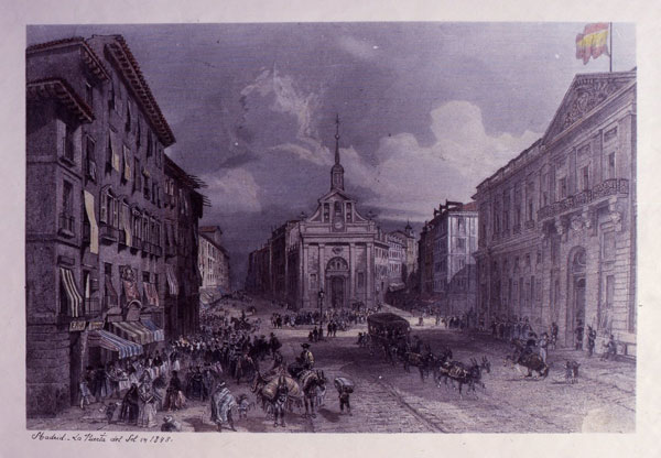 La Puerta del Sol en 1848