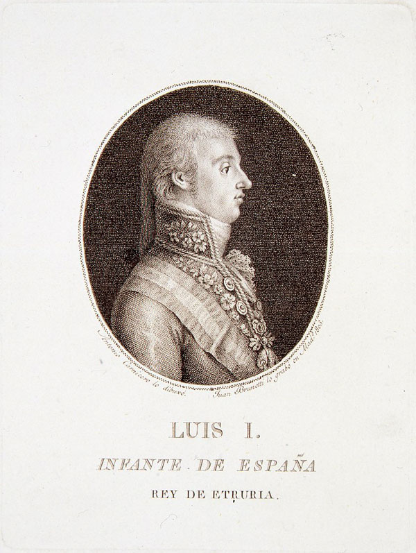 Retrato de Luis I de Borbón. Infante de España 