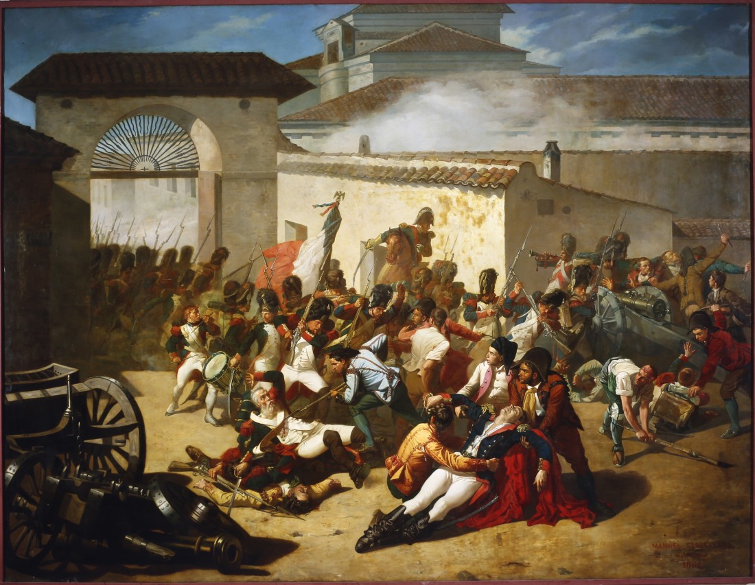 Muerte de Velarde el dos de mayo de 1808