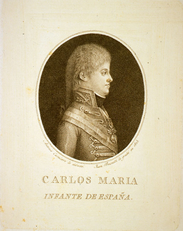 Retrato de Carlos María. Infante de España