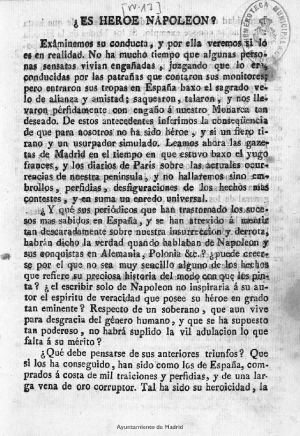 Es hroe Napoleon?