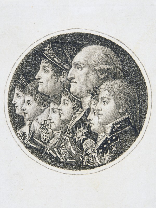 Carlos IV y Mara Luisa con sus hijos