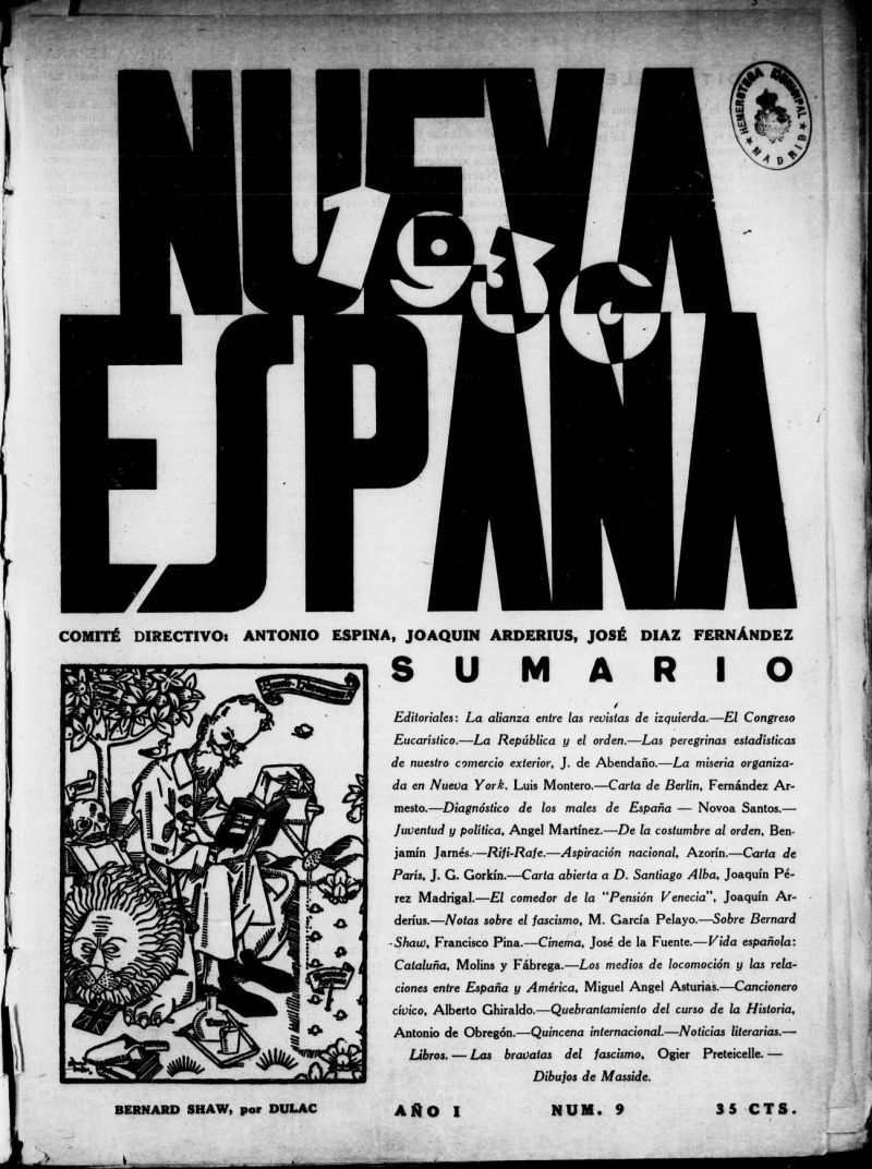 Nueva Espaa del 1 de junio de 1930, n 9