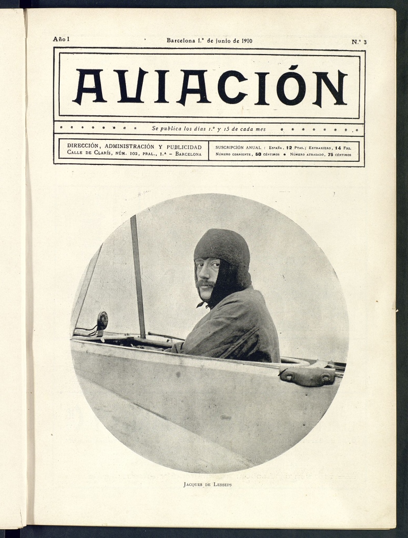Aviacin (Barcelona) del 1 de junio de 1910, n 3