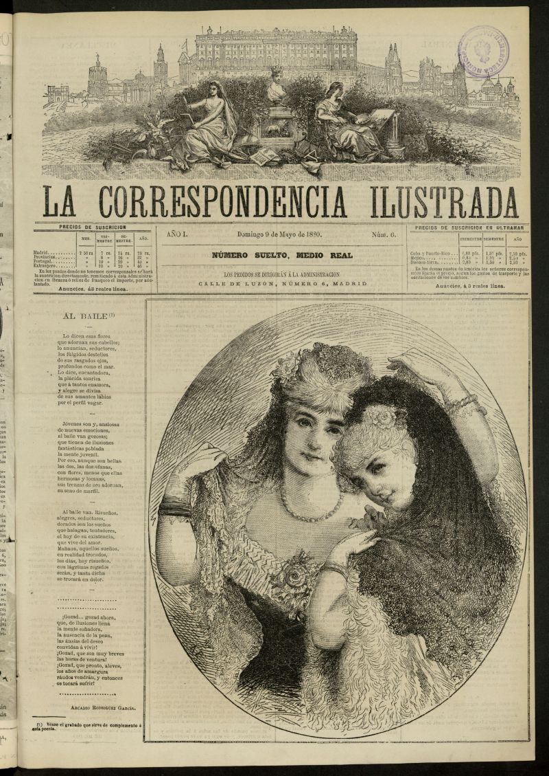 La Correspondencia Ilustrada del 9 de mayo de 1880, n 6