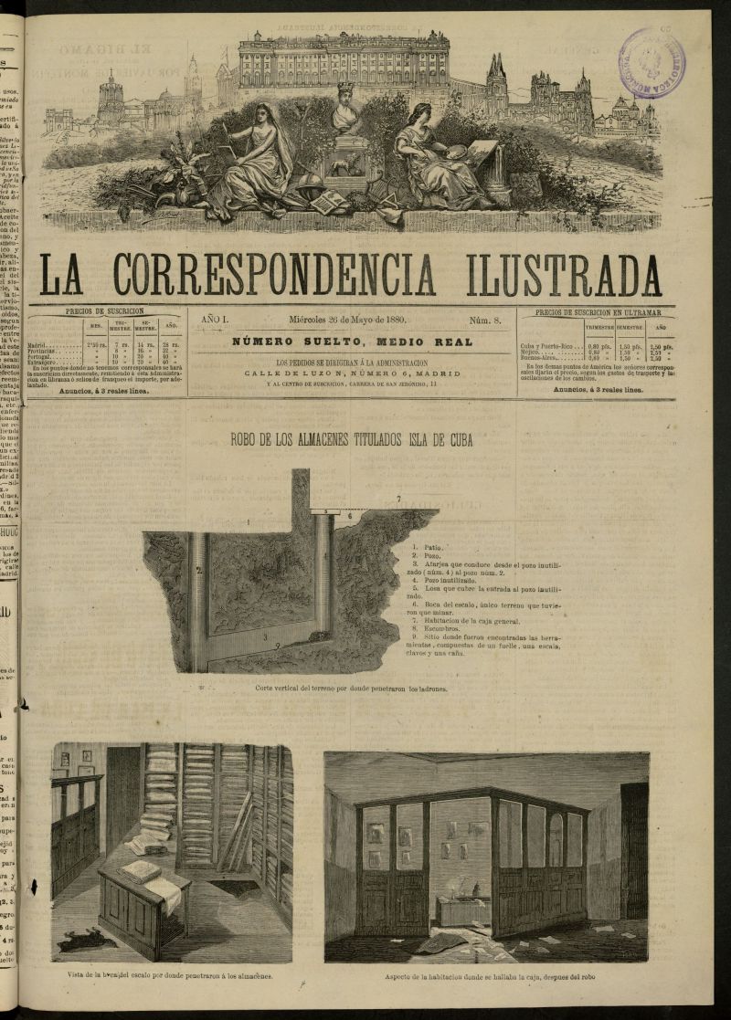 La Correspondencia Ilustrada del 26 de mayo de 1880, n 8