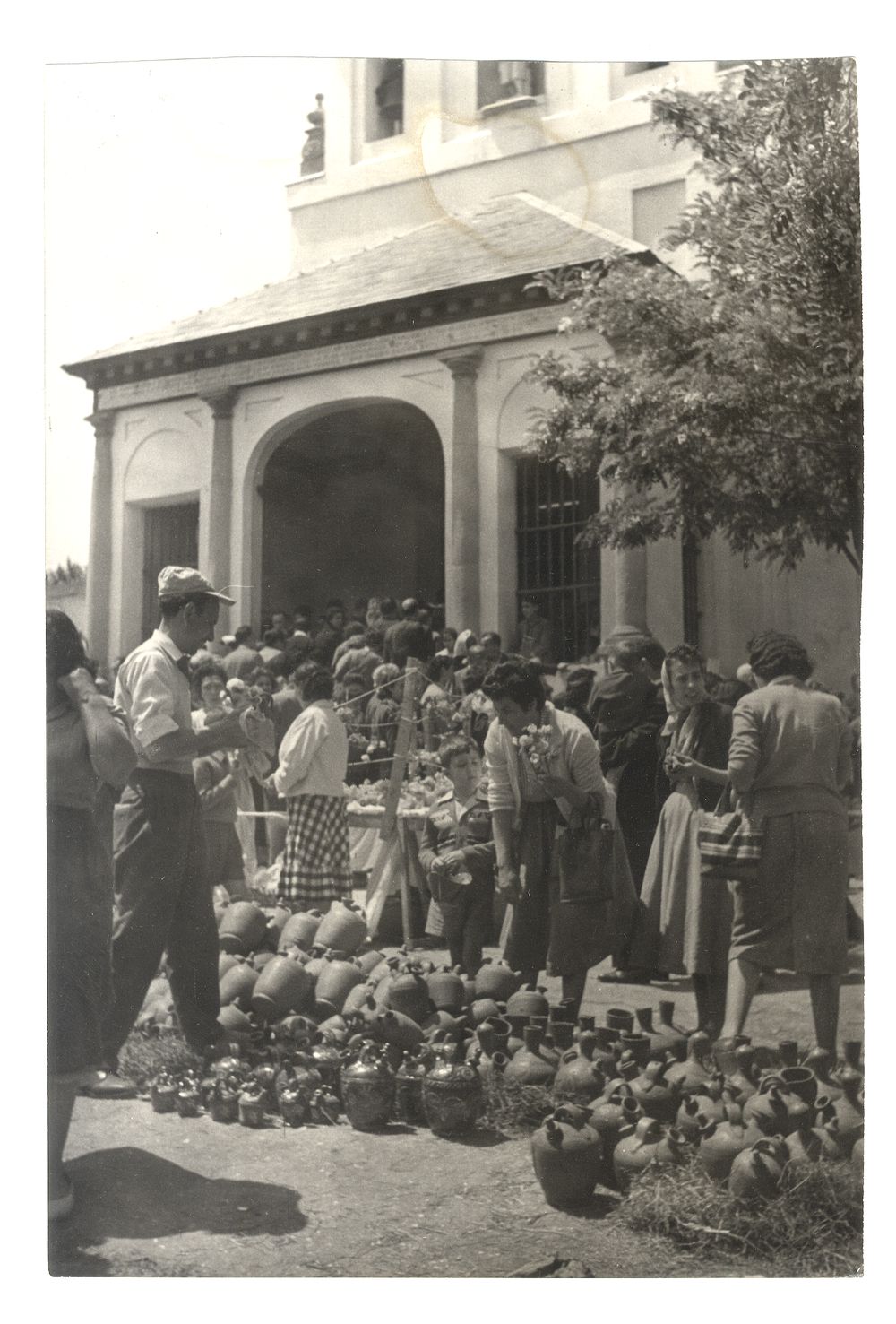 Puestos de botijos en la Ermita de San Isidro