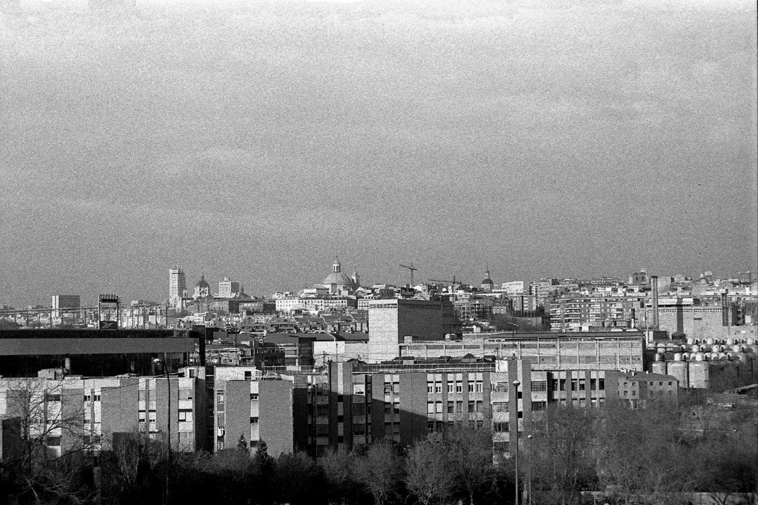 Vista de Madrid desde Carabanchel Bajo