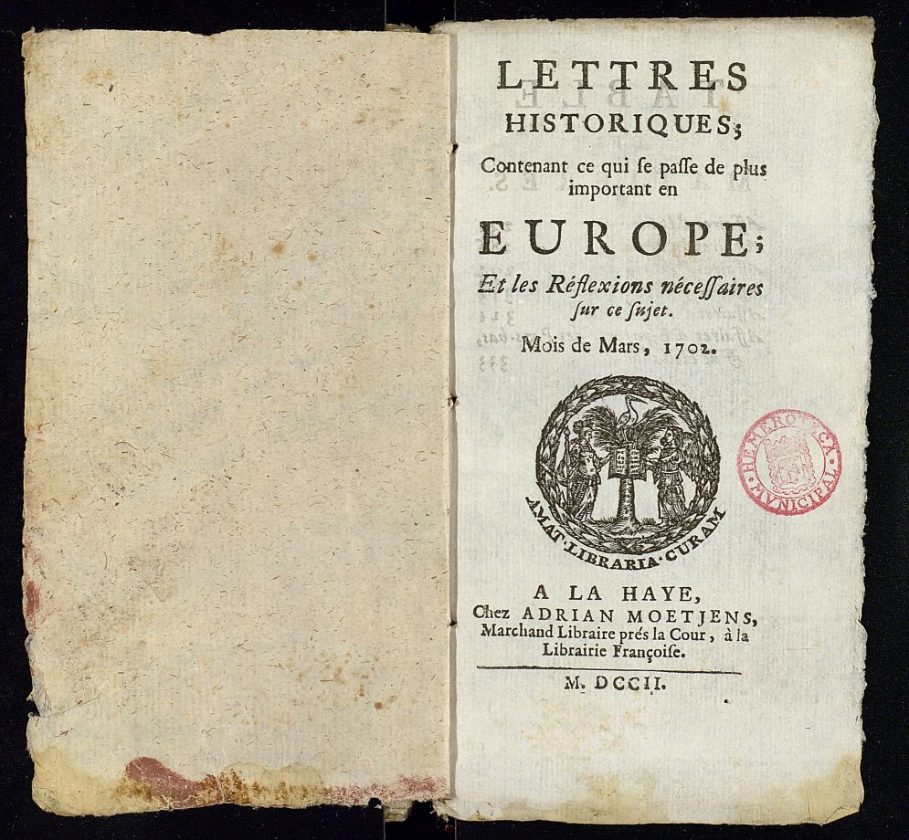 Lettres Historiques, de marzo de 1702