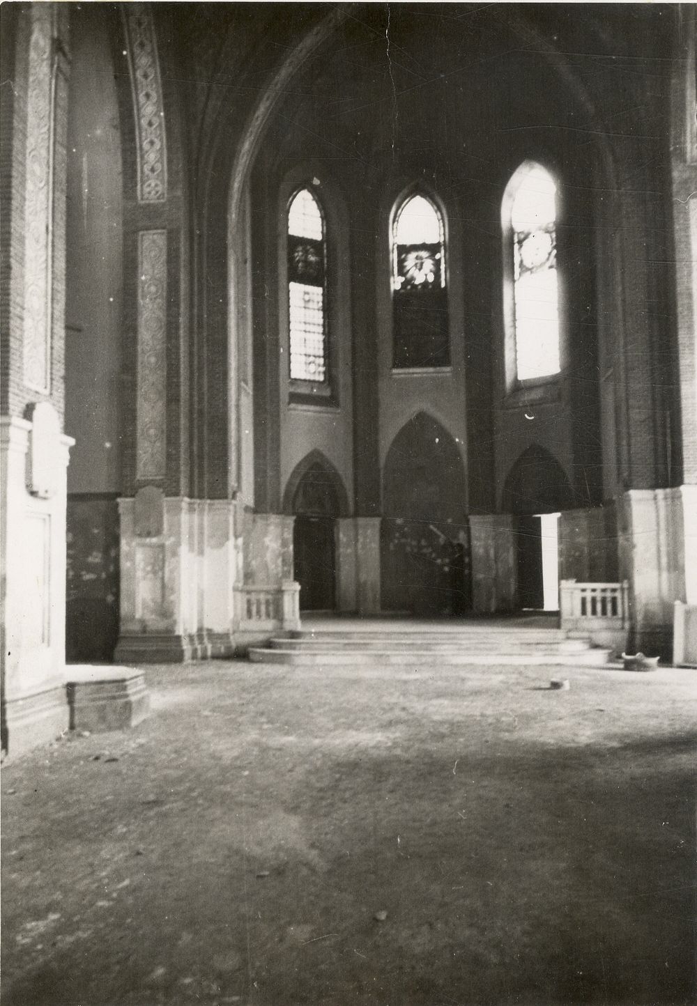 Interior de la capilla del reformatorio de Carabanchel