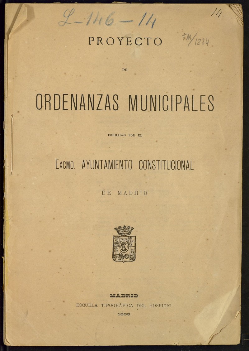 Proyecto de Ordenanzas Municipales...