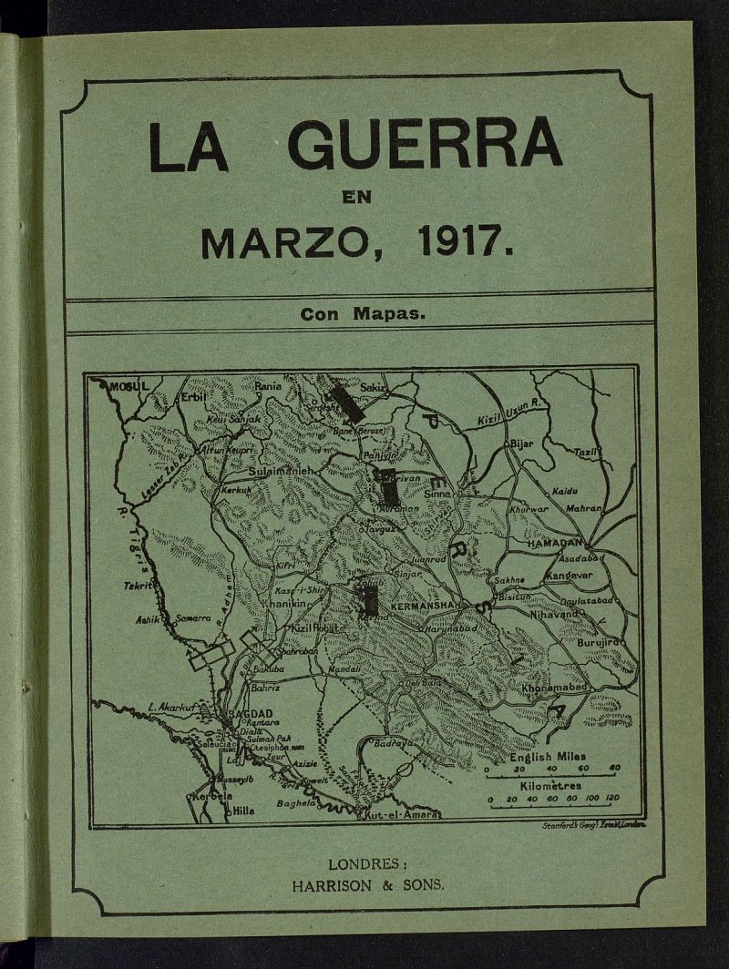 La Guerra con Mapas, de marzo de 1917
