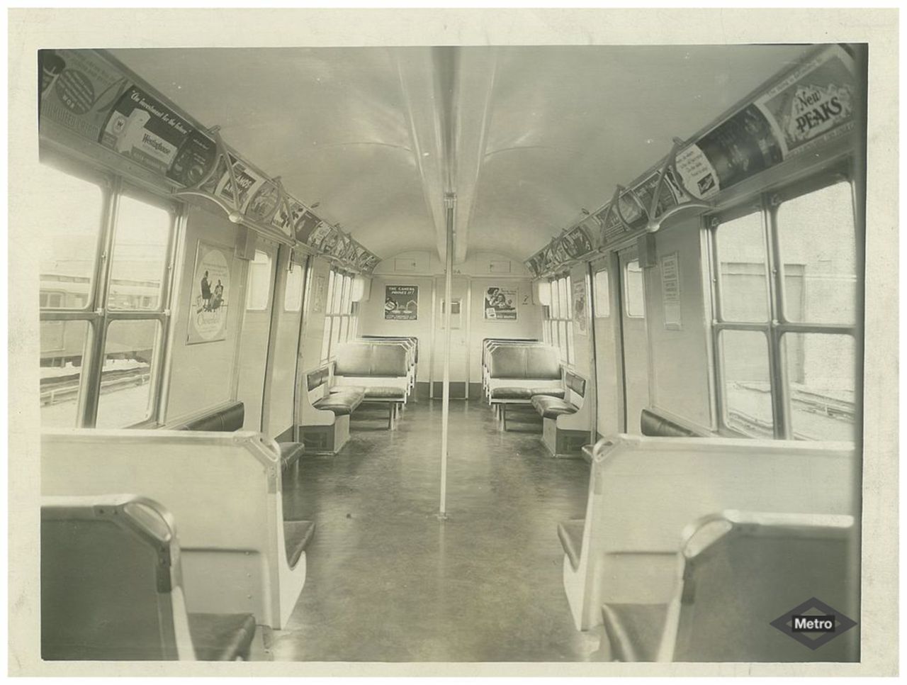 Interior tren del Metro de Nueva York