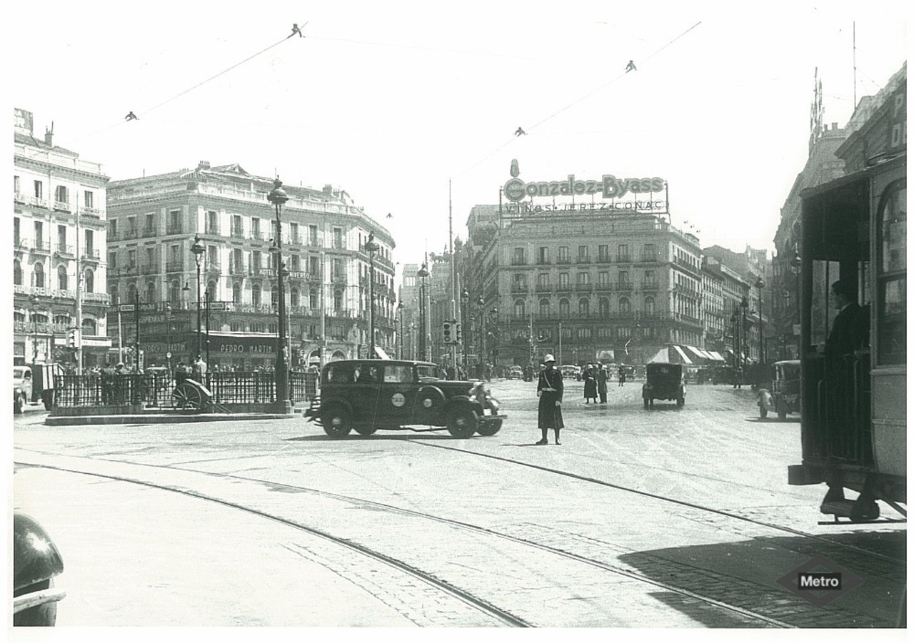 La Puerta del Sol en la dcada de 1920