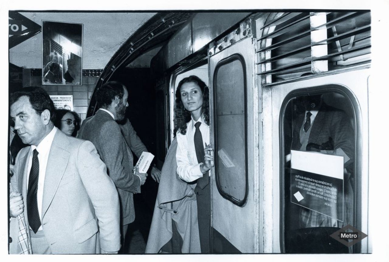 Estrella Aranda, primera conductora de tren de Metro