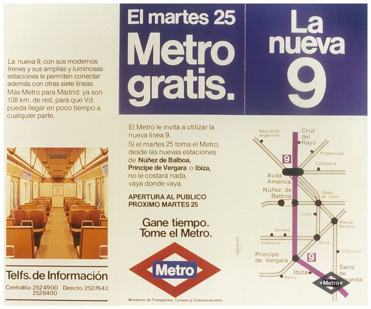 Campaña publicitaria "La nueva 9" año 1986