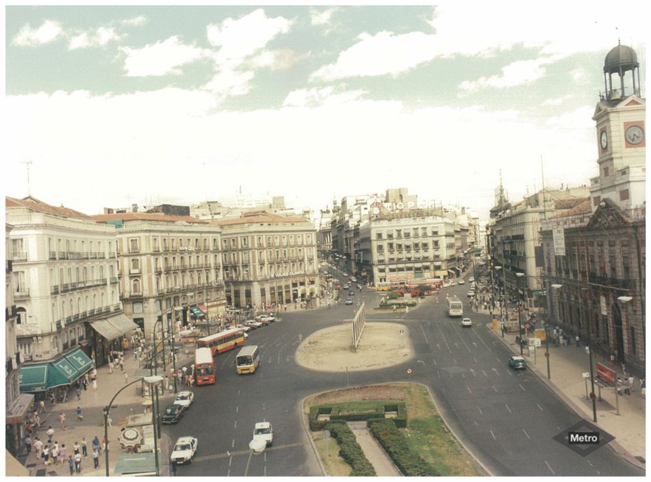 La Puerta del Sol en 1986