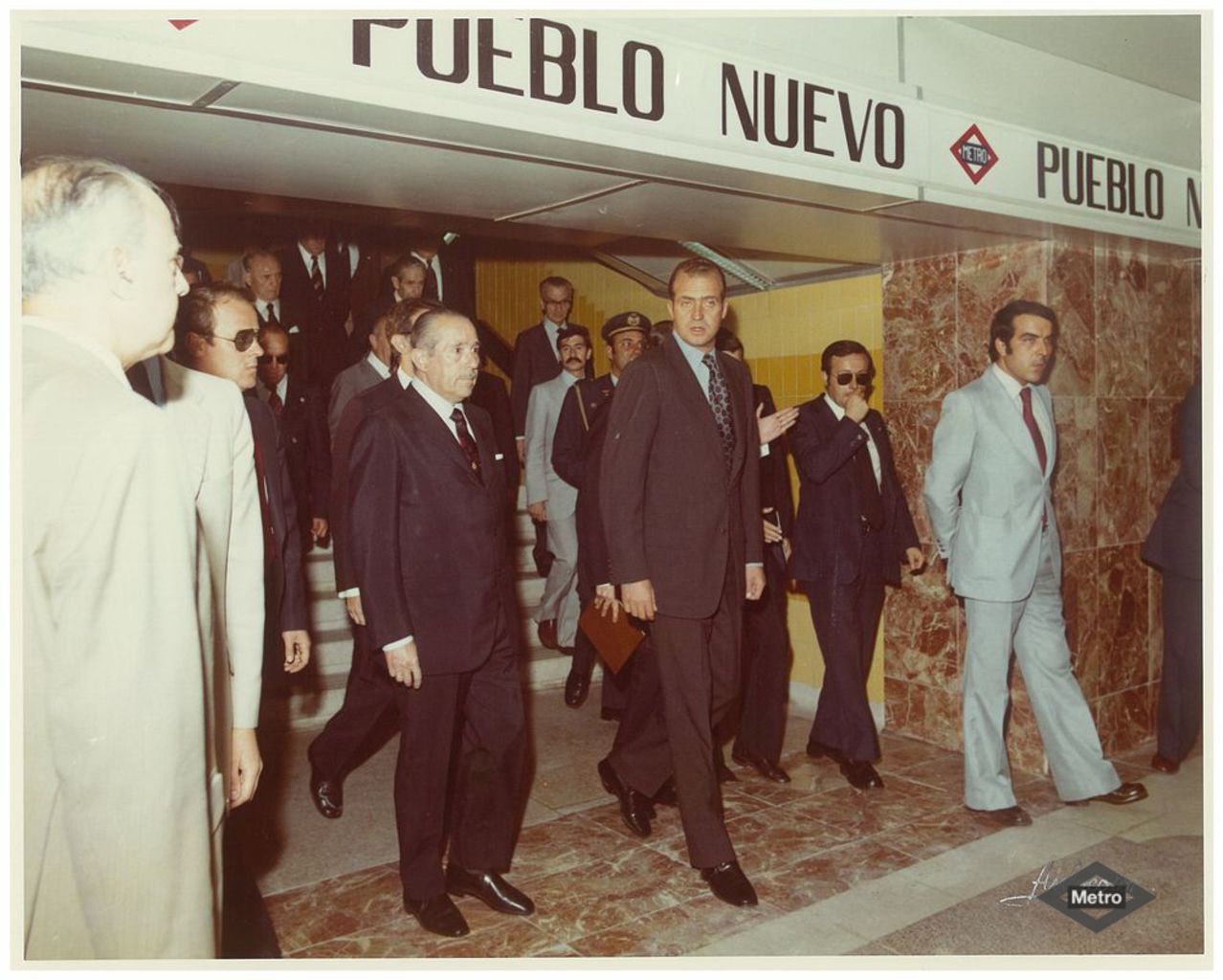 El Príncipe de Asturias inaugura el tramo de línea 7 Pueblo Nuevo-Las Musas