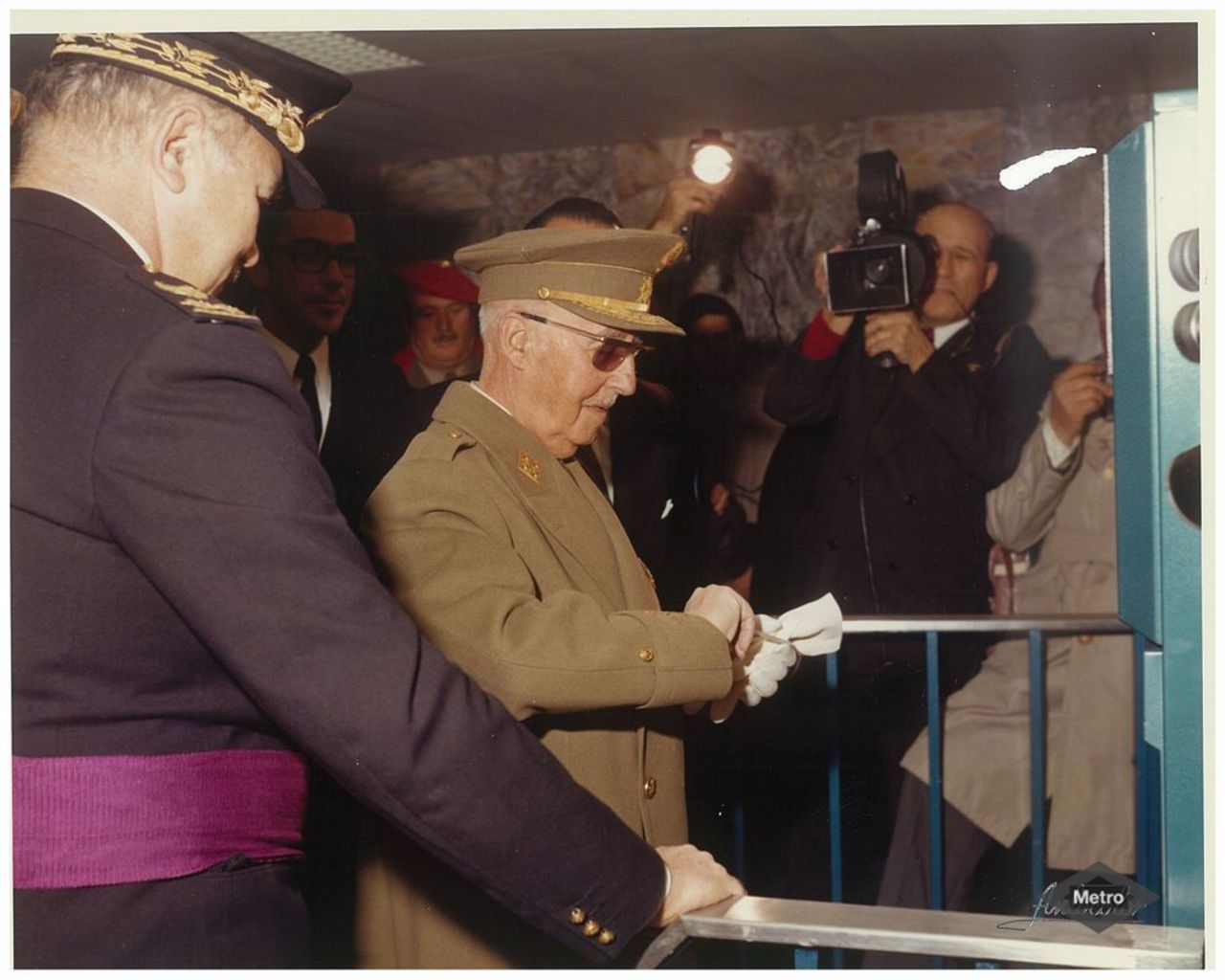 Inauguracin del tramo de Lnea 4 Diego de Len-Alfonso XIII