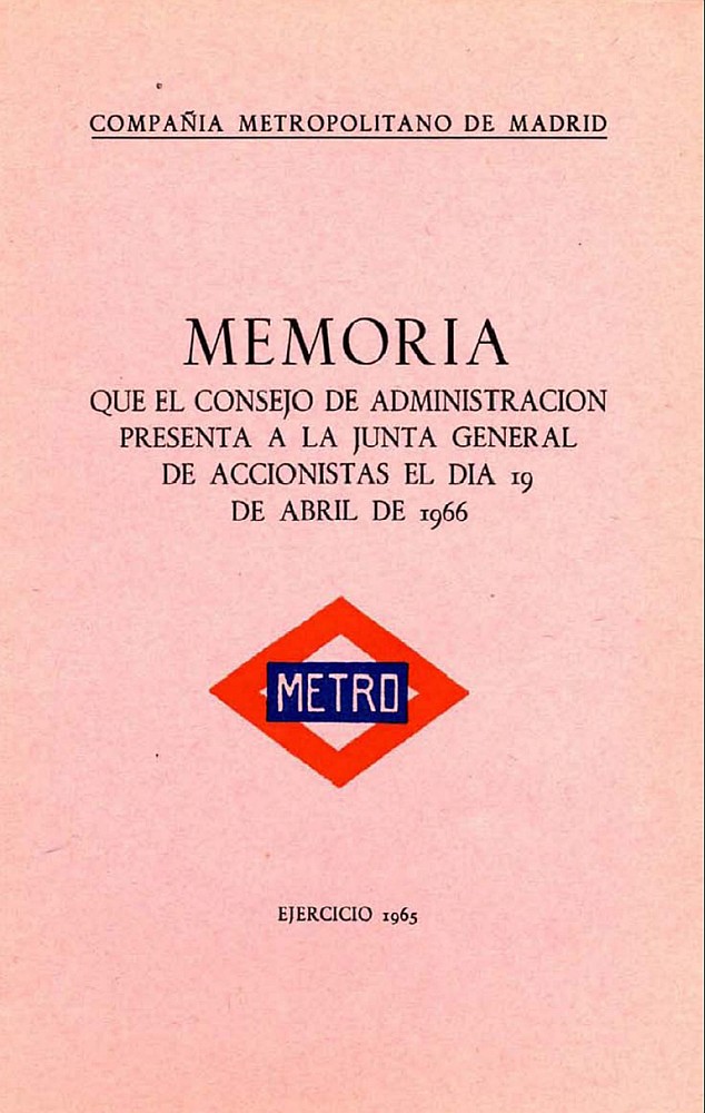 Memoria que el Consejo de Administracin presenta a la Junta General de Accionistas del da 19 de abril de 1966: Ejercicio 1965