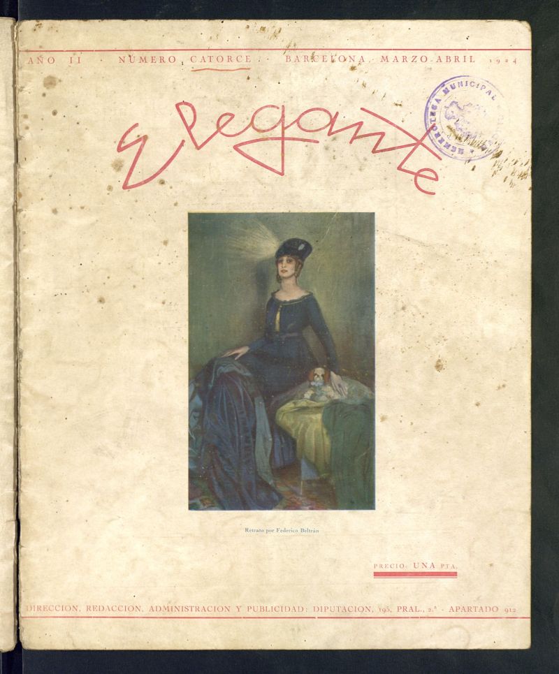 Elegante: revista de modas, peinados y belleza de marzo abril de 1924